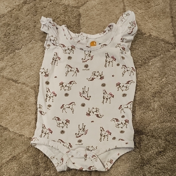 Carhartt Other - Carhartt Horse Print Kids One Piece
